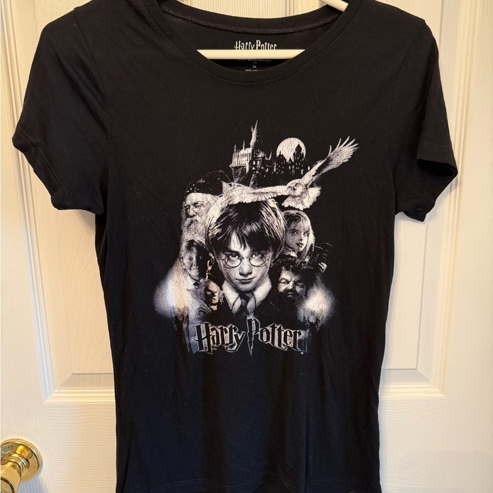 Warner Bros Black Short Sleeve Tee Size Medium